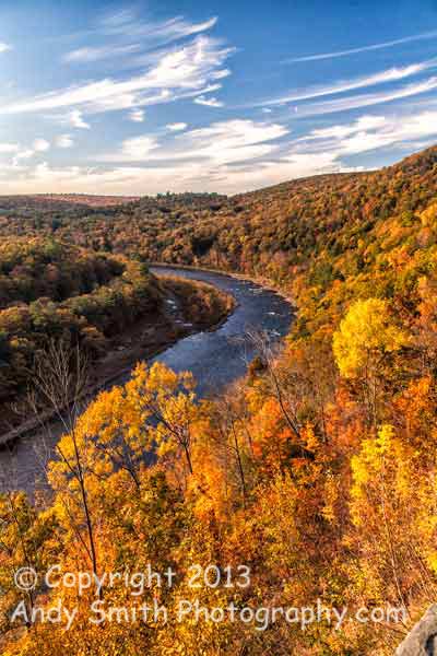 View from the Hawk's Nest in the Fall